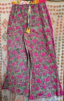 Funky kantha trousers
