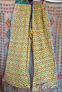 Funky kantha trousers