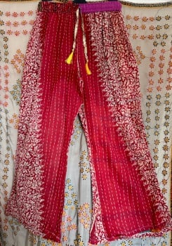 Funky kantha trousers