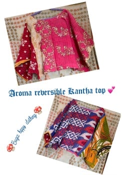 Aroma  reversible Kantha top