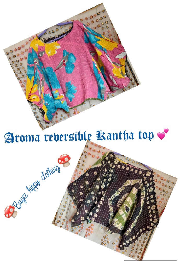 Aroma  reversible Kantha top