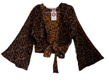 Snuggly tie front hooded  top 14-18