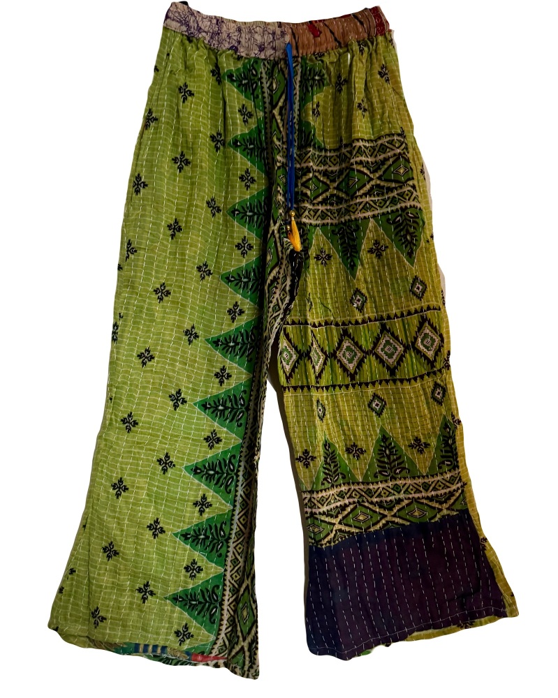 Funky kantha trousers