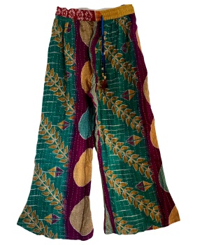 Funky kantha trousers