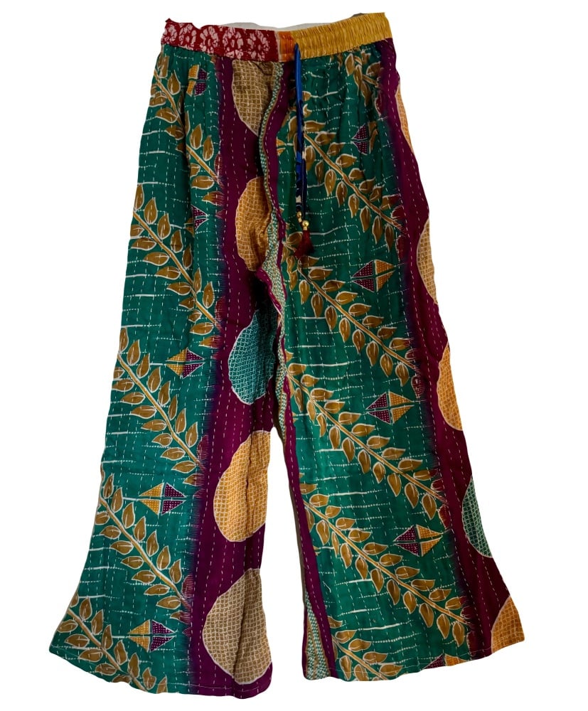 Funky kantha trousers