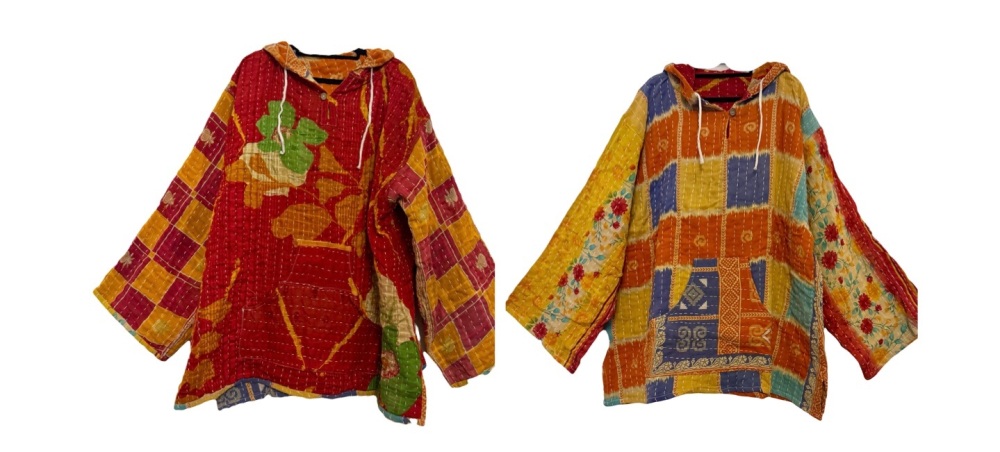 Reversible Kantha Joani hoody 58 bust)