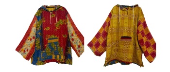 Reversible Kantha Joani hoody 58 bust)