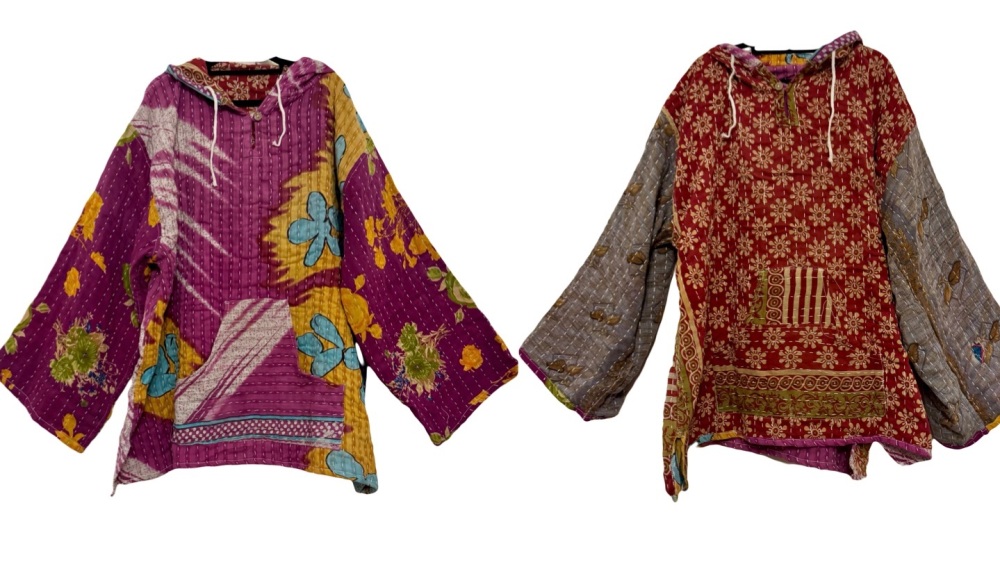 Reversible Kantha Joani hoody 58 bust)