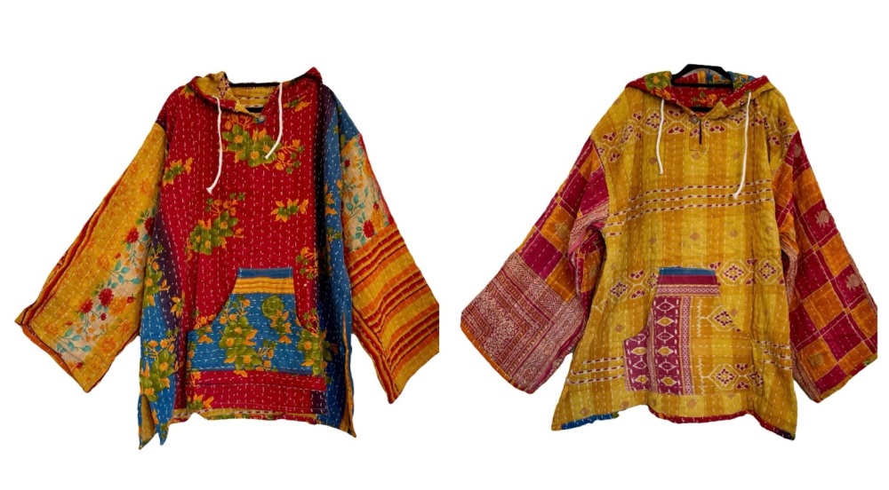 Reversible Kantha Joani hoody 58 bust)