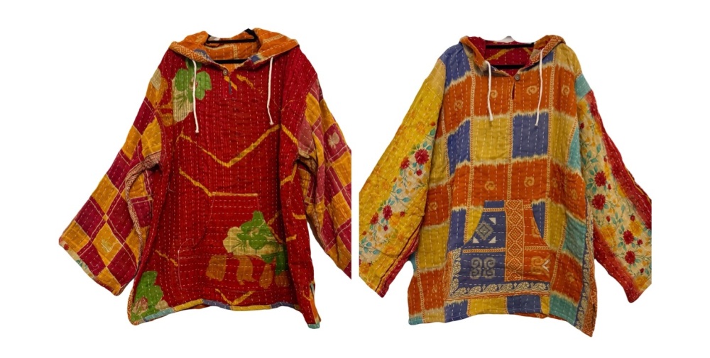 Reversible Kantha Joani hoody 58 bust)