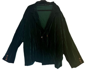 Gorgeous velvet goddess jacket [bust up to 64 inches]