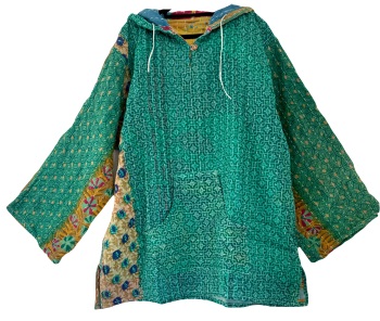 Reversible Kantha Joani  hoody (52 inches bust )