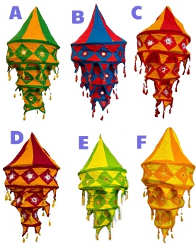 Indian handicraft lantern