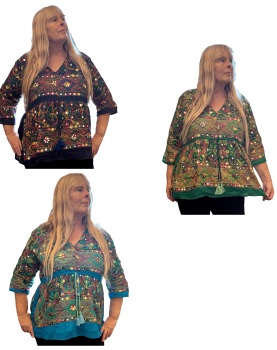 Florence goddess folksy smock  top( check measurements]