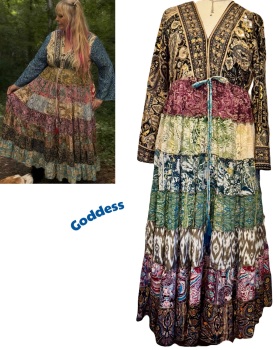 14-18 The beautiful Juniper swishy dress ]