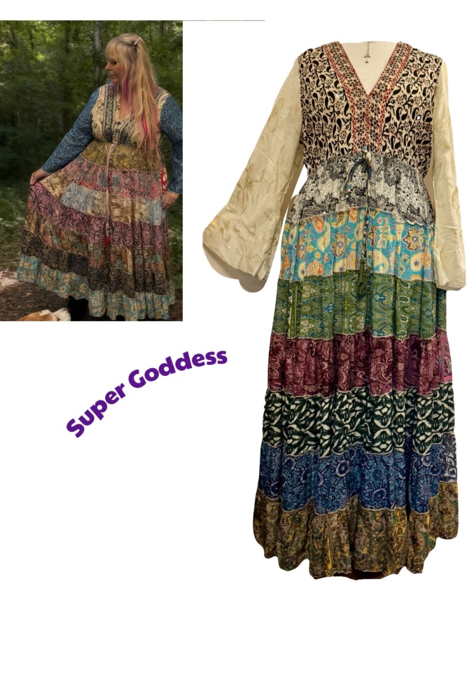 20-24 The beautiful Juniper swishy dress ]