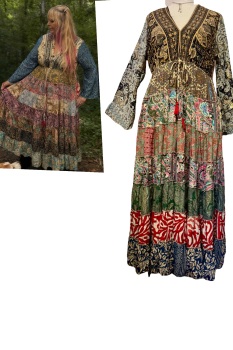 20-24 The beautiful Juniper swishy dress ]