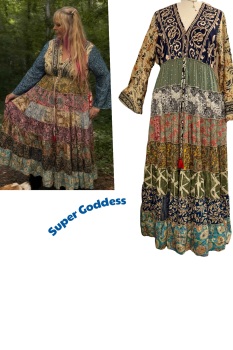 20-24 The beautiful Juniper swishy dress ]