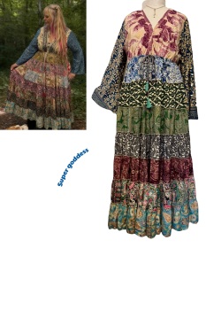 20-24 The beautiful Juniper swishy dress ]