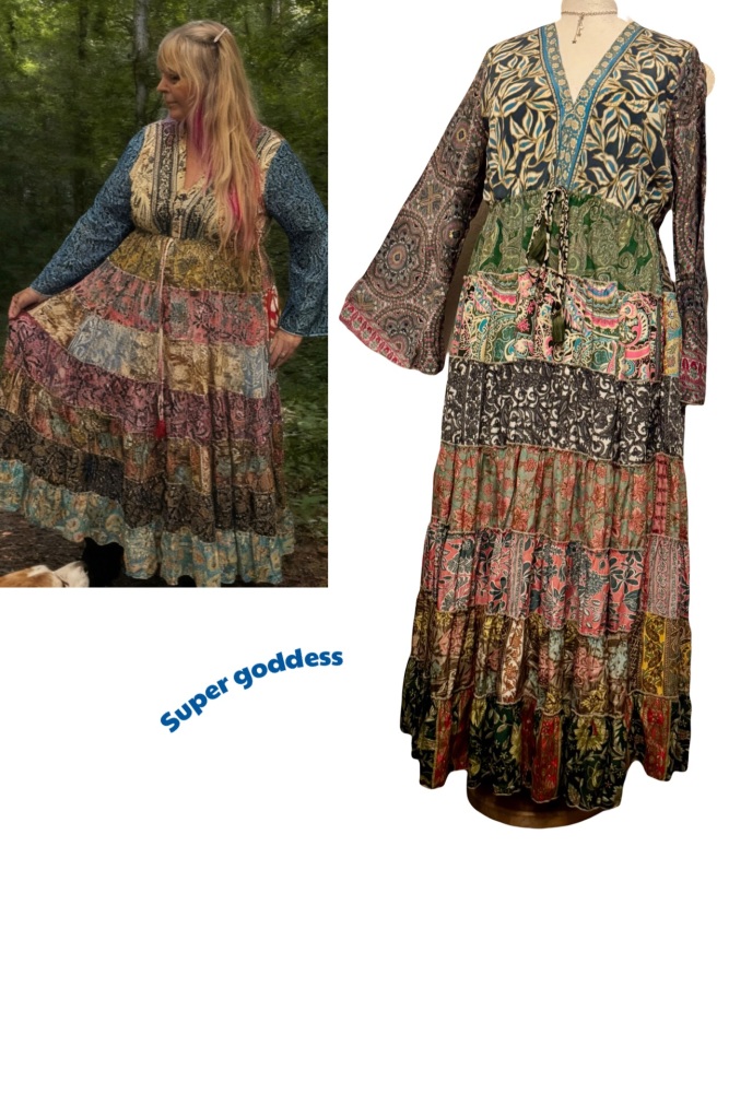 20-24 The beautiful Juniper swishy dress ]