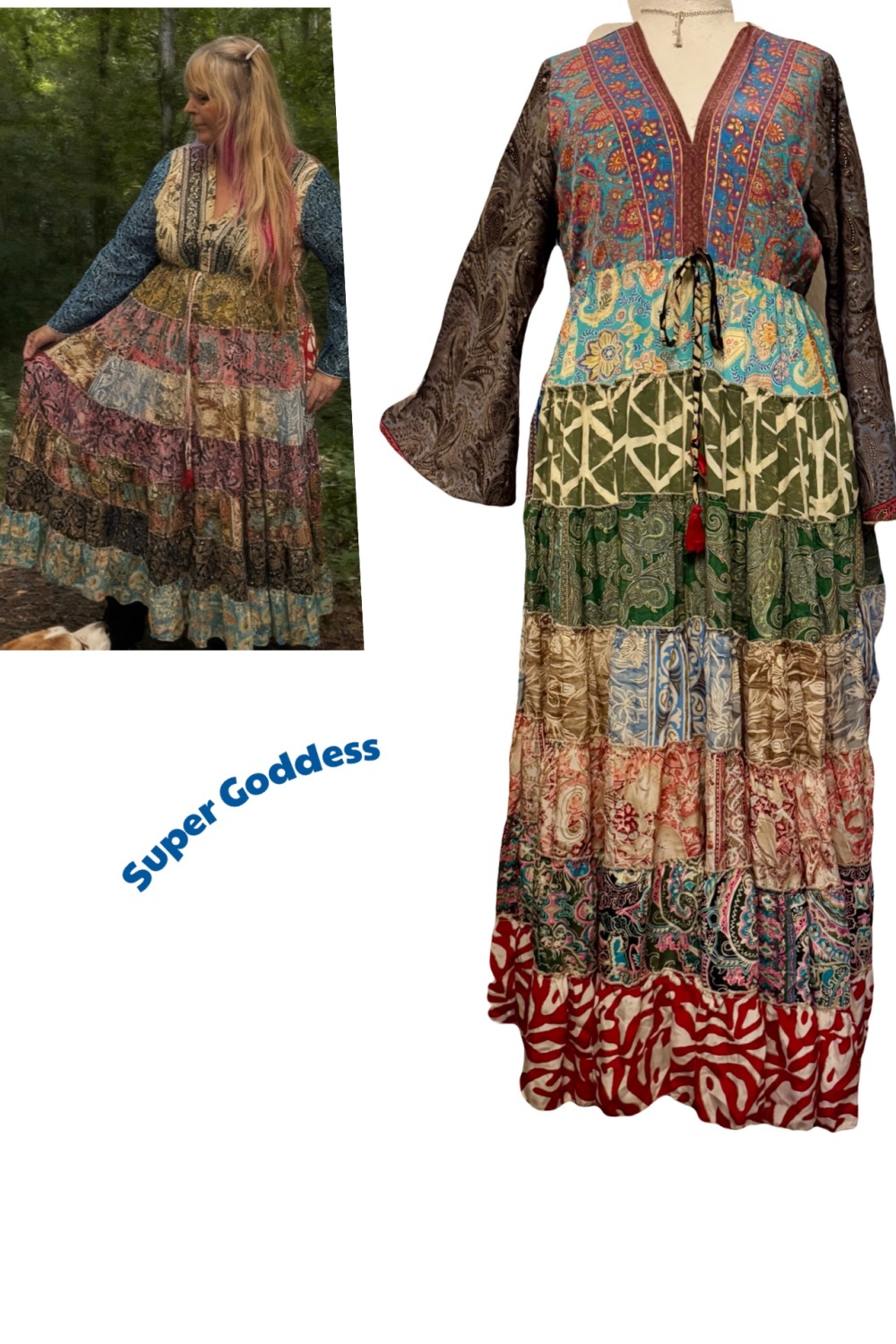 20-24 The beautiful Juniper swishy dress ]