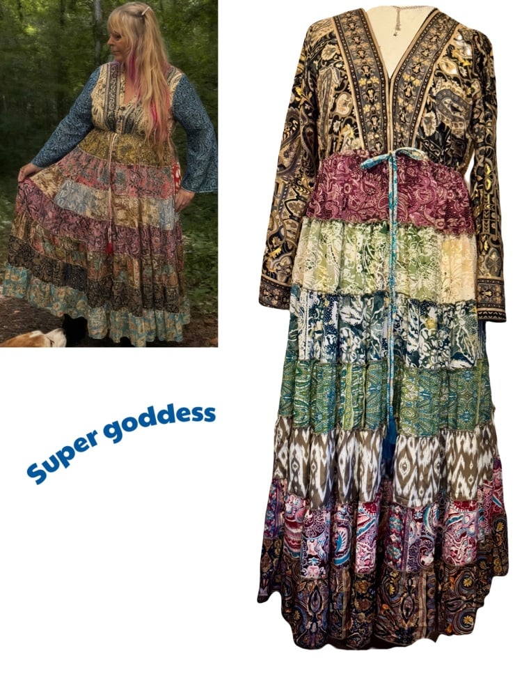 20-24 The beautiful Juniper swishy dress ]