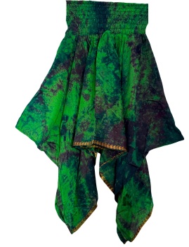 Silk Christa pixie hem skirt