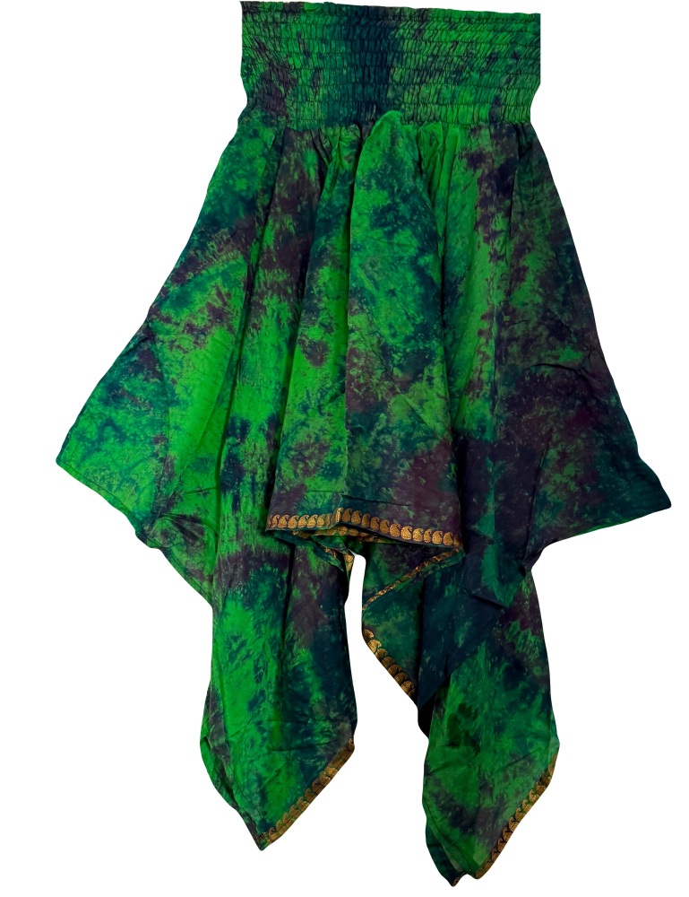 Silk Christa pixie hem skirt