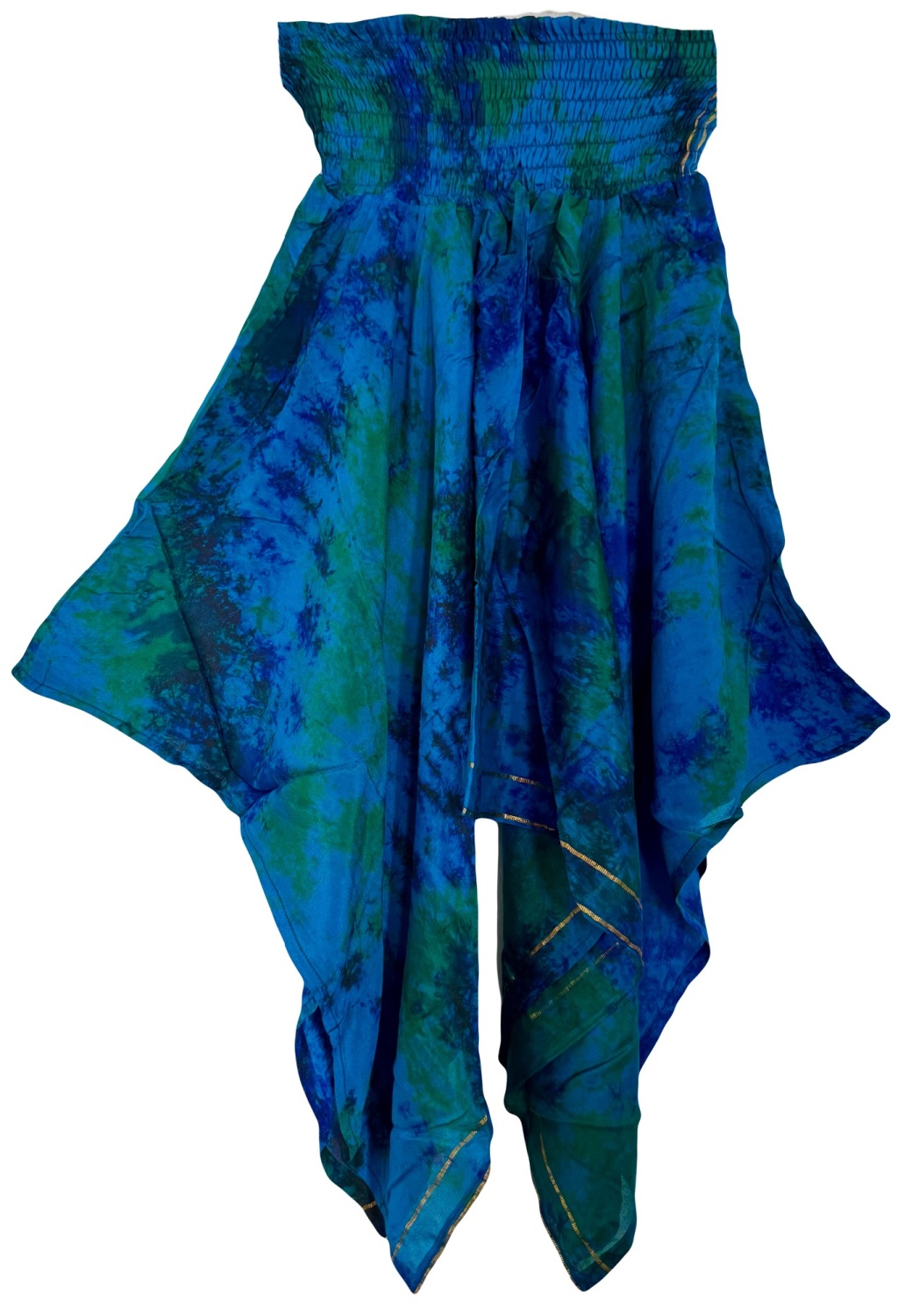 Silk Christa pixie hem skirt