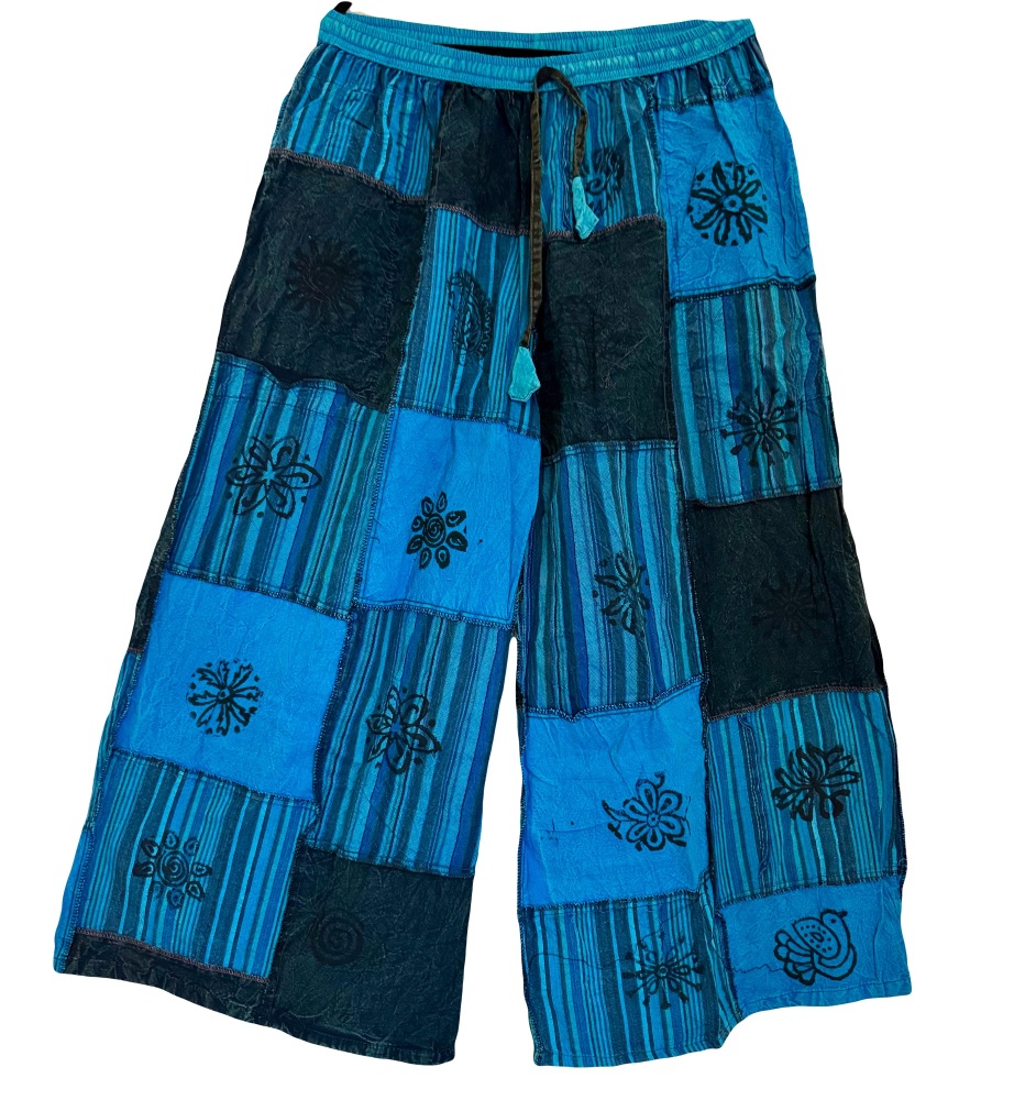 Fabulous  patchwork flare trousers