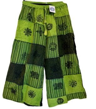 Fabulous  patchwork flare trousers