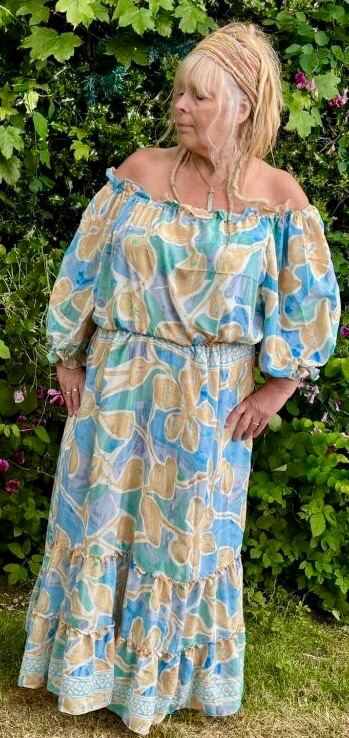 Shayla maxi dress [bust 50 inches]