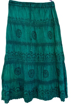 Plain dye hippy skirt [32-42inches waist] [ns code]