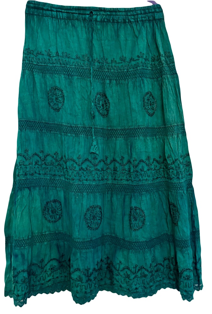 Plain dye hippy skirt [32-42inches waist] [ns code]