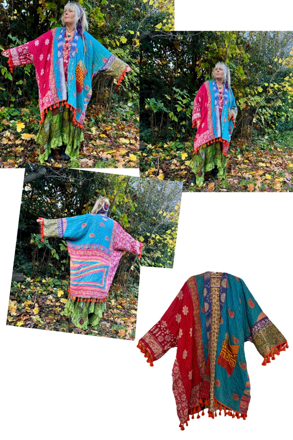 Krishna kantha  tasseled robe 18-30
