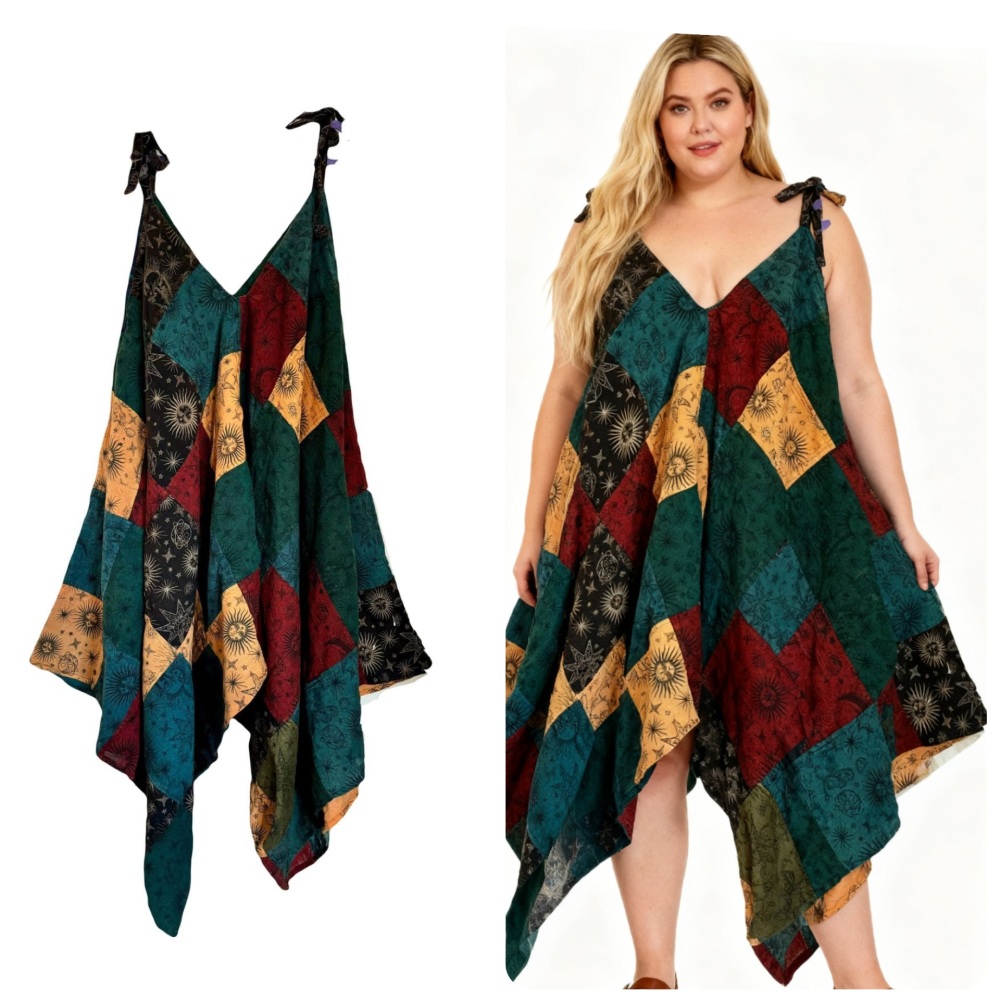 Gorgeous celestial patchwork jumpsuit