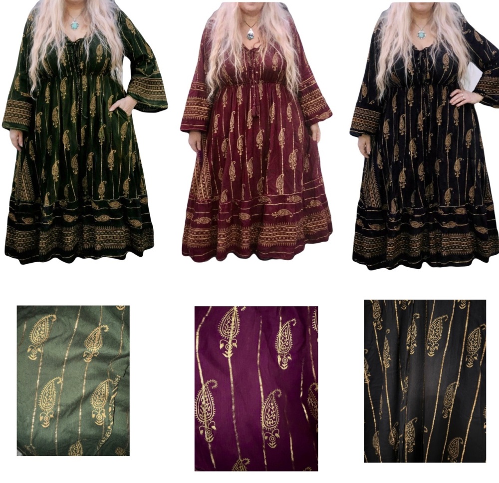 Aeothoria bohemian maxi dress