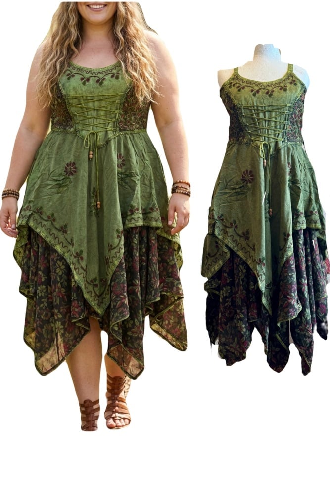 Orleana corset , double layer dress ( regular & curvy)