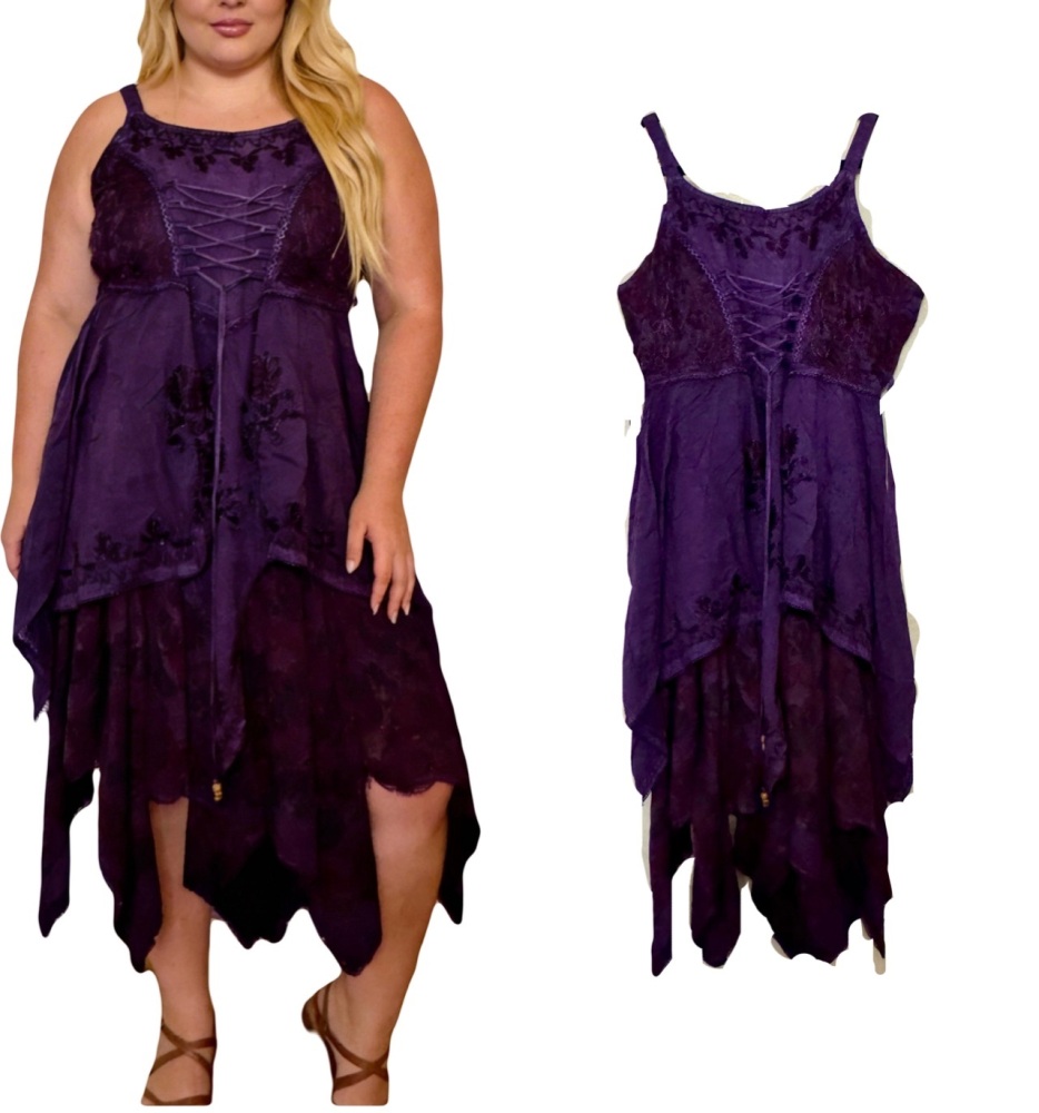 Orleana  corset , double layer dress ( regular & curvy)