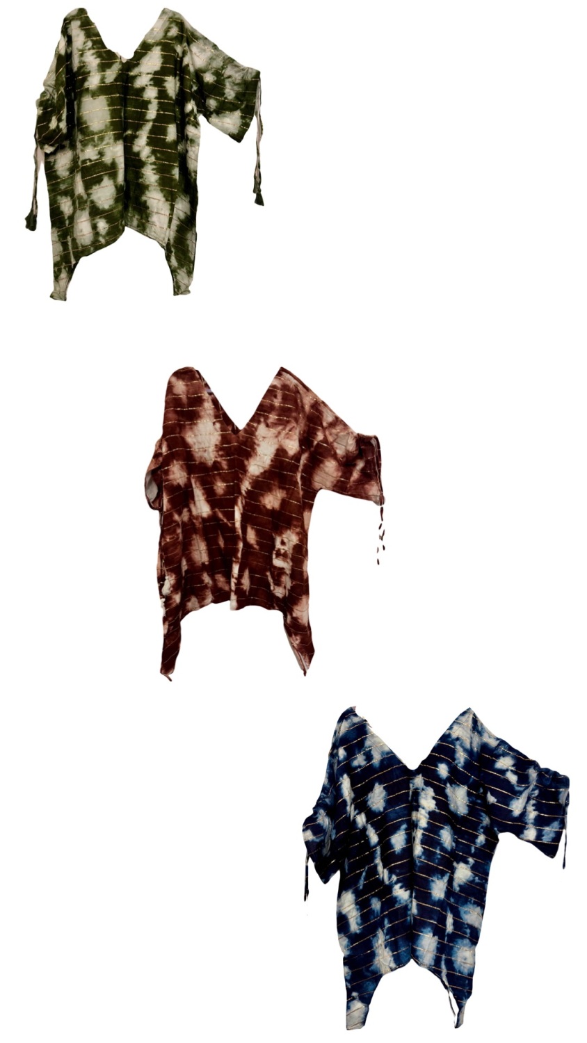 Tie dye harem/straight leg trousers