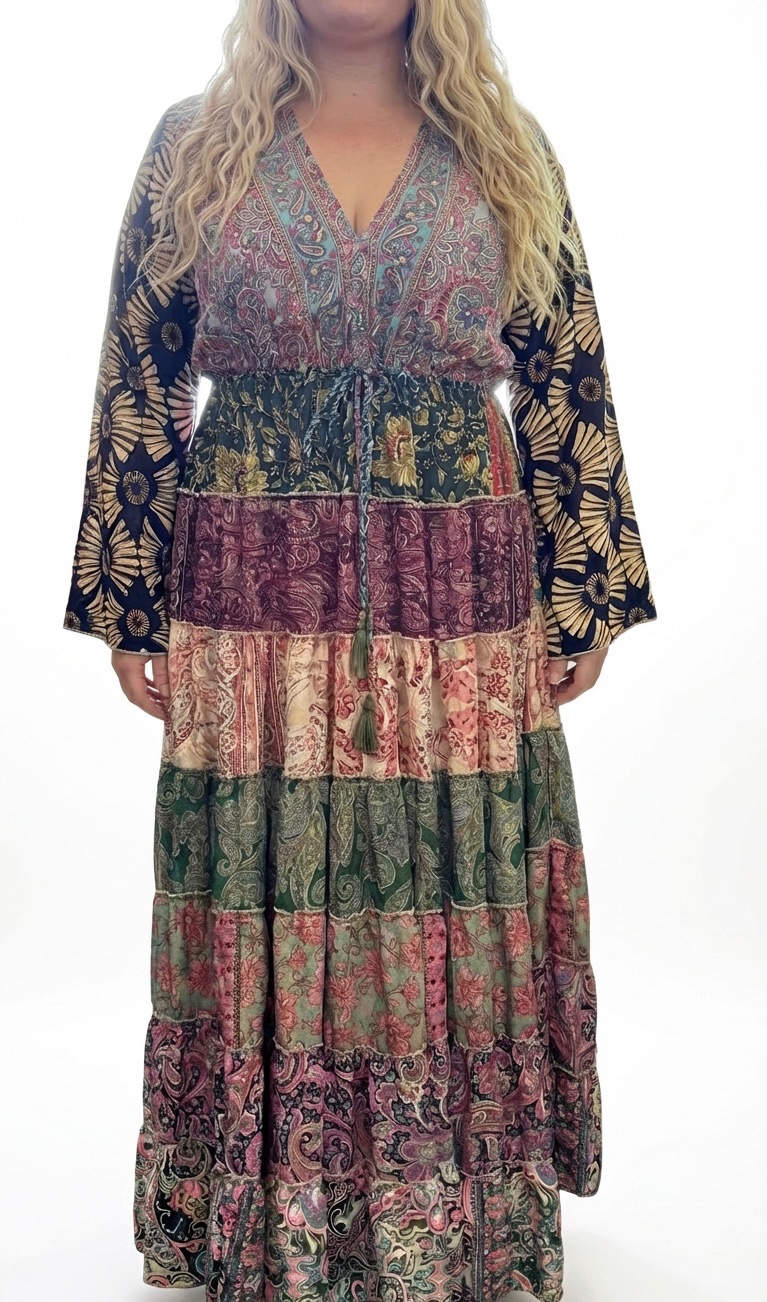 20-24 The beautiful Juniper swishy dress ]