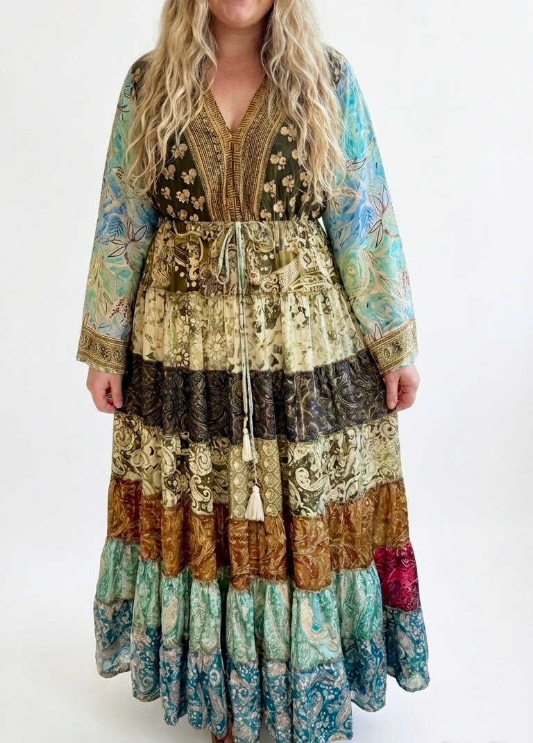 24-26 The beautiful Juniper swishy dress ]