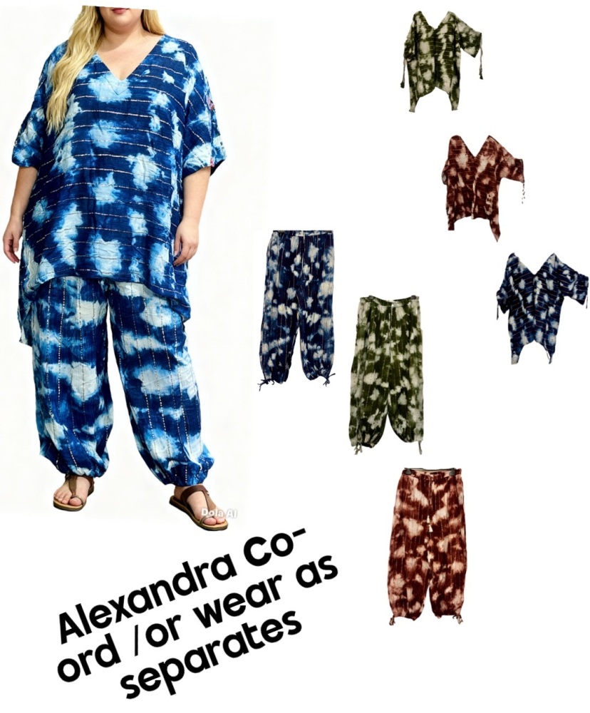 Tie dye  Alexandra co- ord trousers