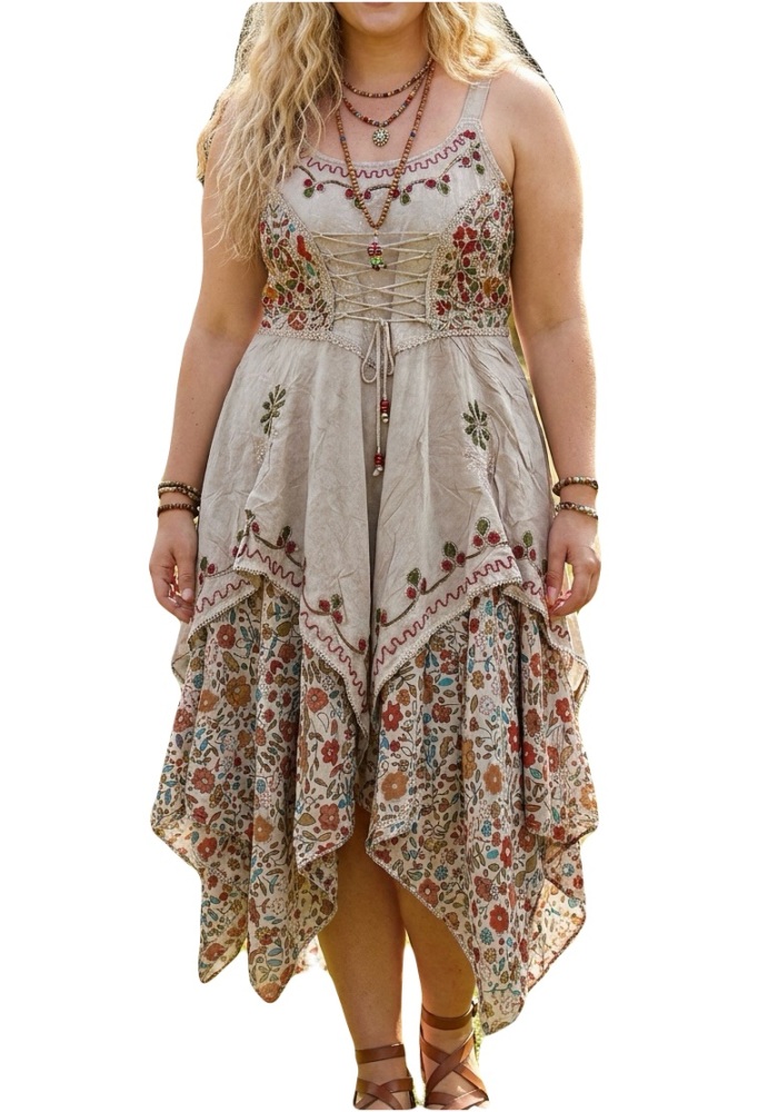 Orleana  corset , double layer dress ( regular & curvy)