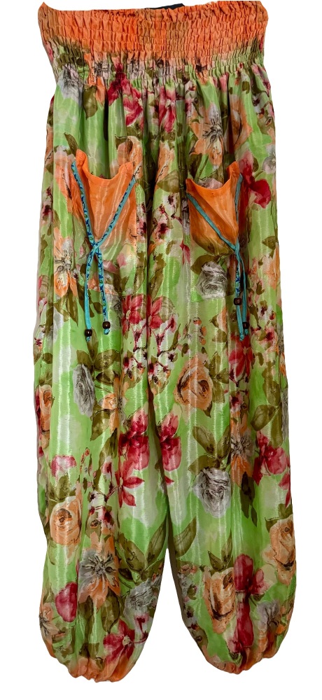 Poysilk gorgeous harem trousers (waist 30-50 inches)
