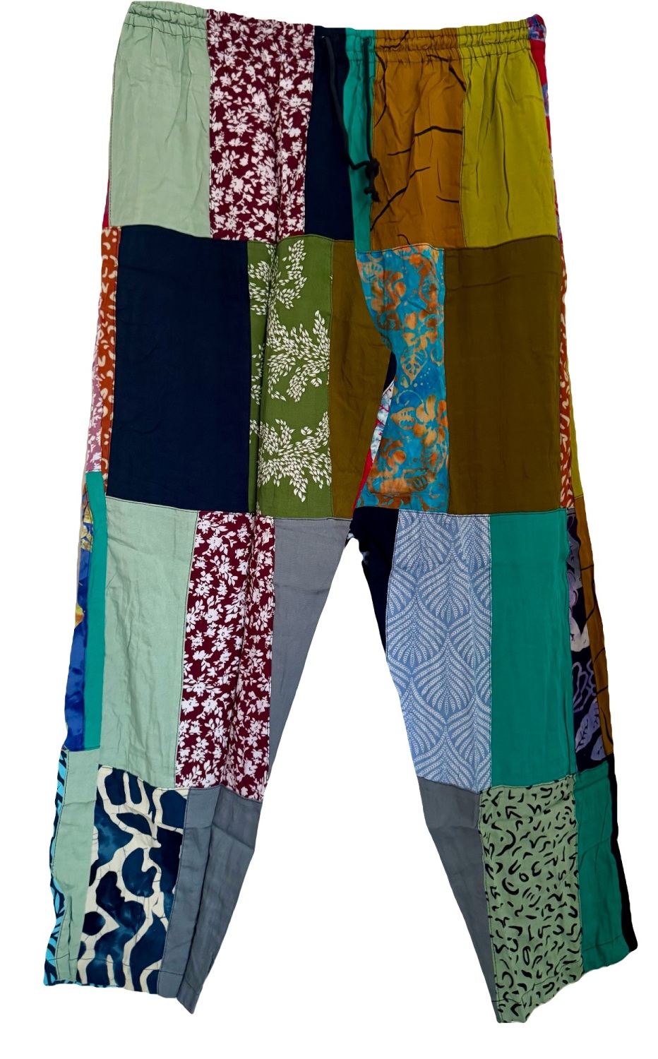 Patchwork funky hippy trousers