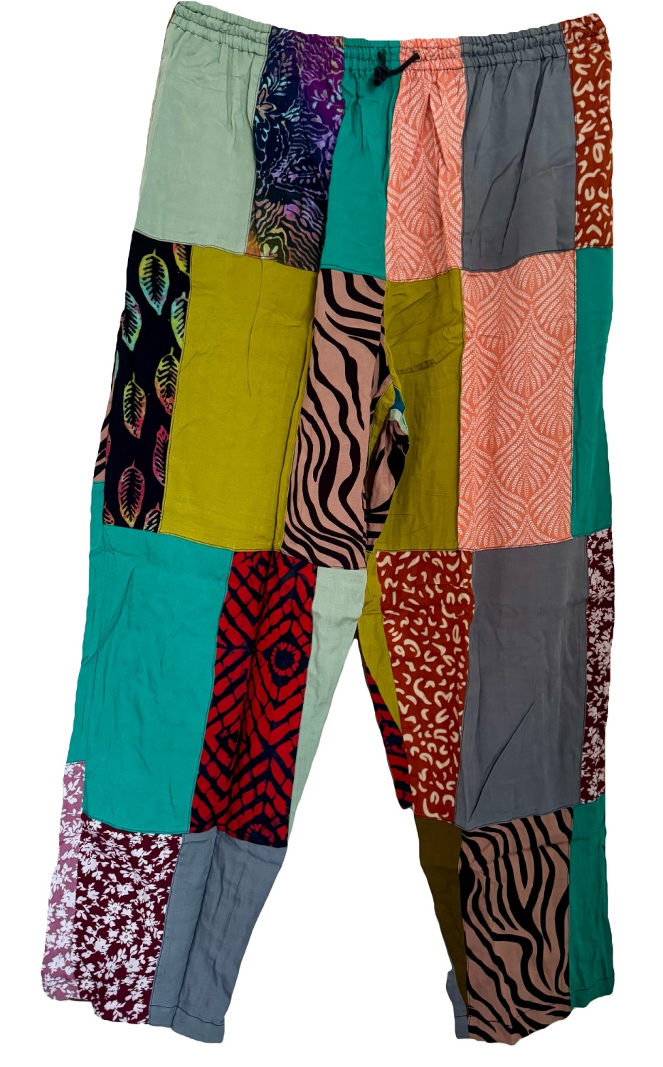 Patchwork funky hippy trousers ( 32-46 inches waist )