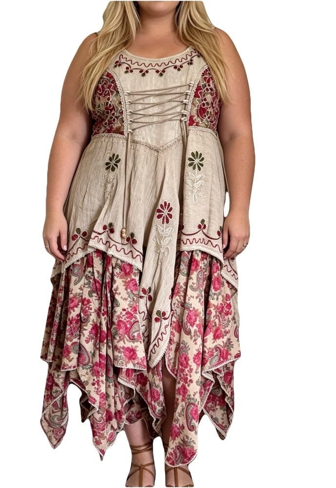 Orleana  corset , double layer dress ( regular & curvy)