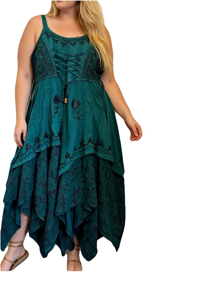Orleana  corset , double layer dress ( regular & curvy)