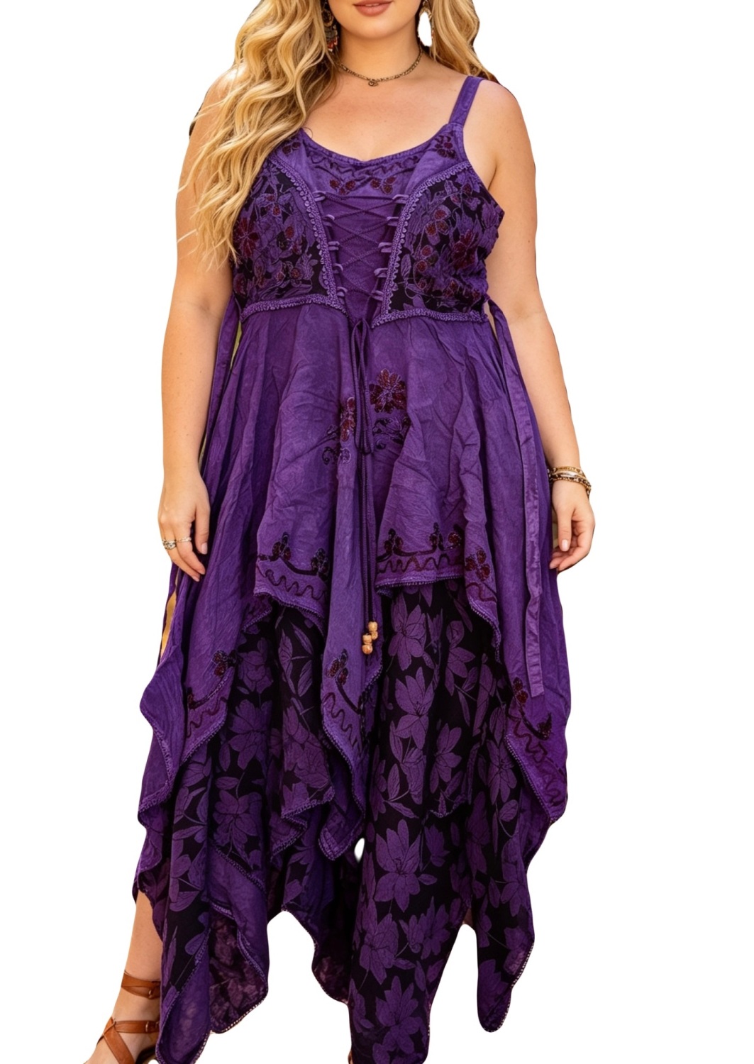 Orleana  corset , double layer dress ( regular & curvy)